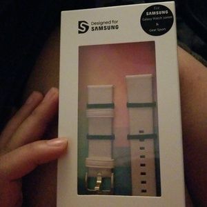 Rose Gold Leather Straps for Galaxy Watch